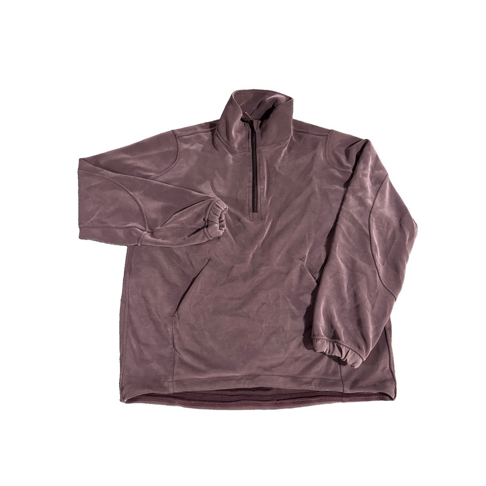 Lululemon Brushed Softstreme Half Zip Womens Sz XS in Twilight Rose